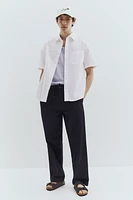 Regular-Fit Short-Sleeved Oxford Shirt