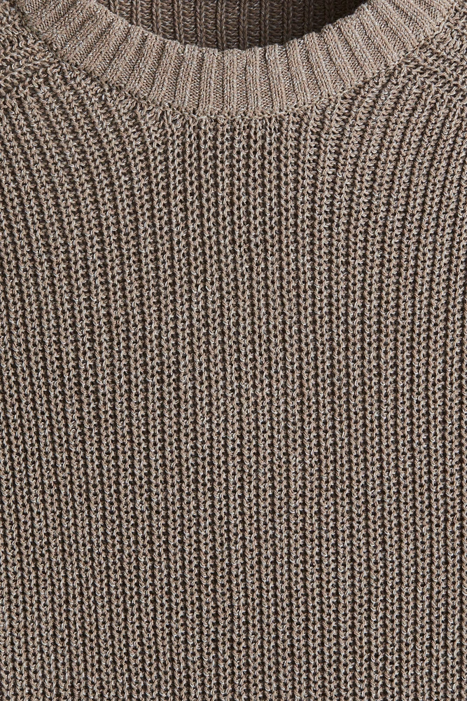 Regular-Fit Short-Sleeved Sweater
