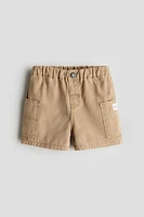 Cotton Canvas Shorts