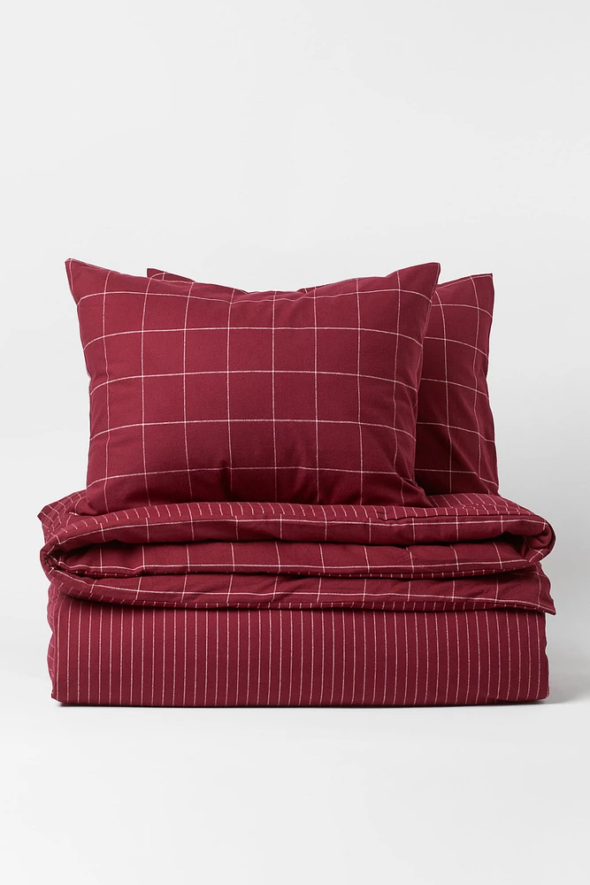 Flannel King/Queen Duvet Cover Set