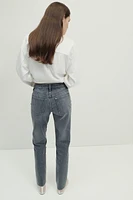 Jean droit Taille Amincie et Haute