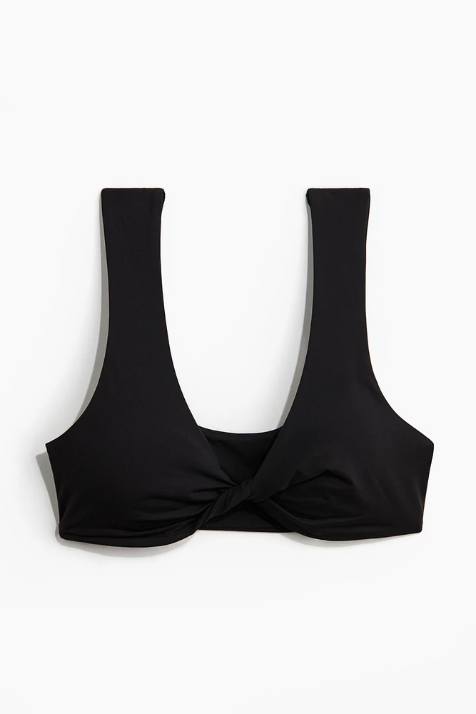 Reversible Soft-Cup Microfiber Bra