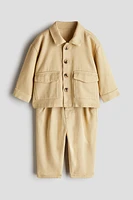 2-Piece Overshirt and Pants Set