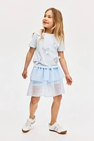 Tiered Cotton Skort