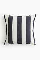 Housse de coussin en lin mélangé