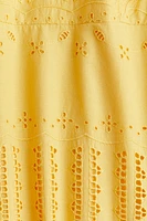 Eyelet-Embroidered Strappy Dress