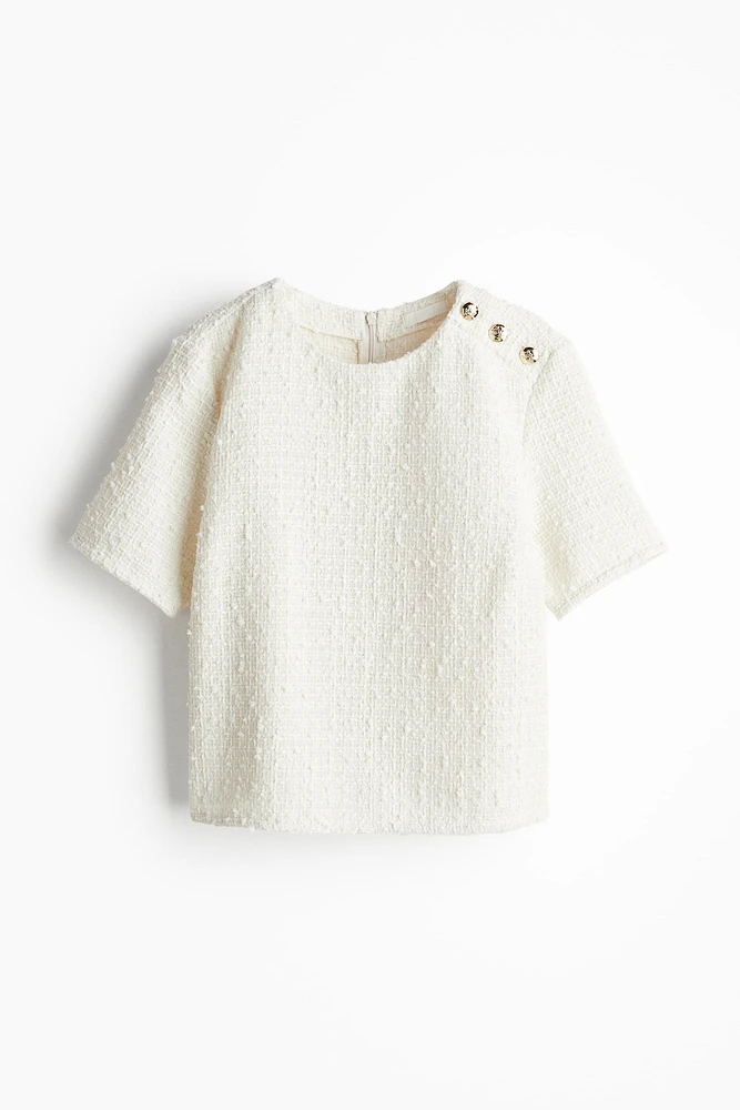 Bouclé Blouse