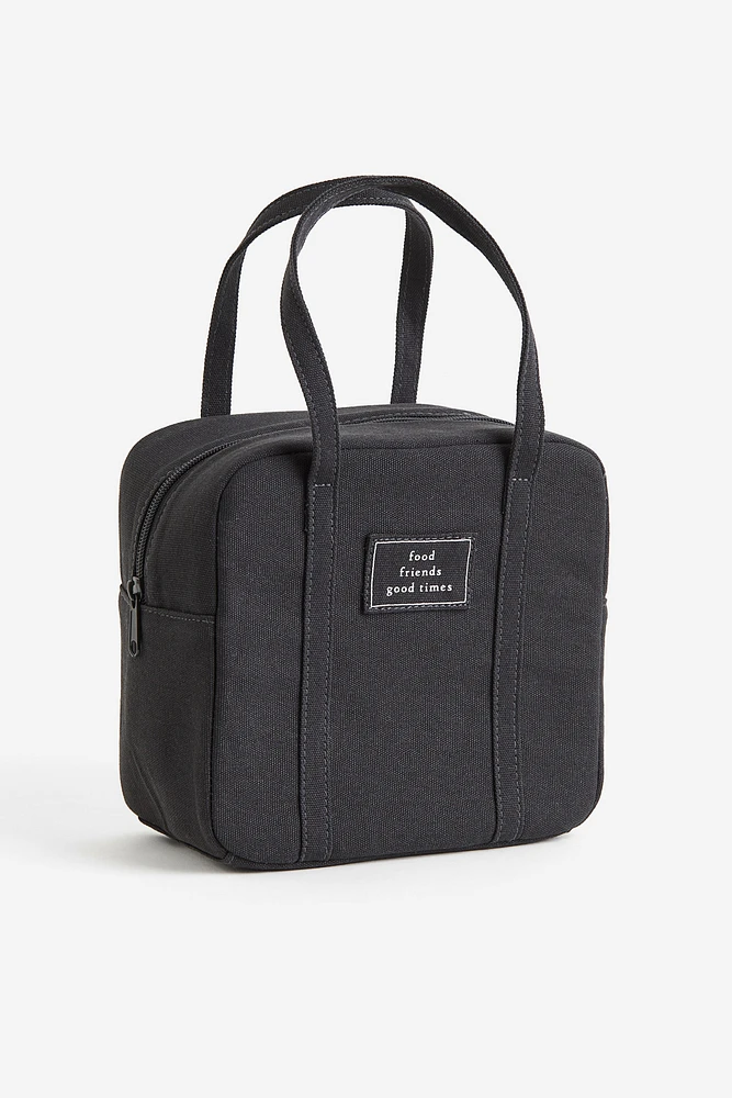 Sac à déjeuner isotherme en toile de coton