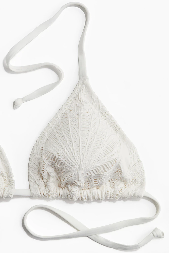 Haut de bikini triangle coussiné