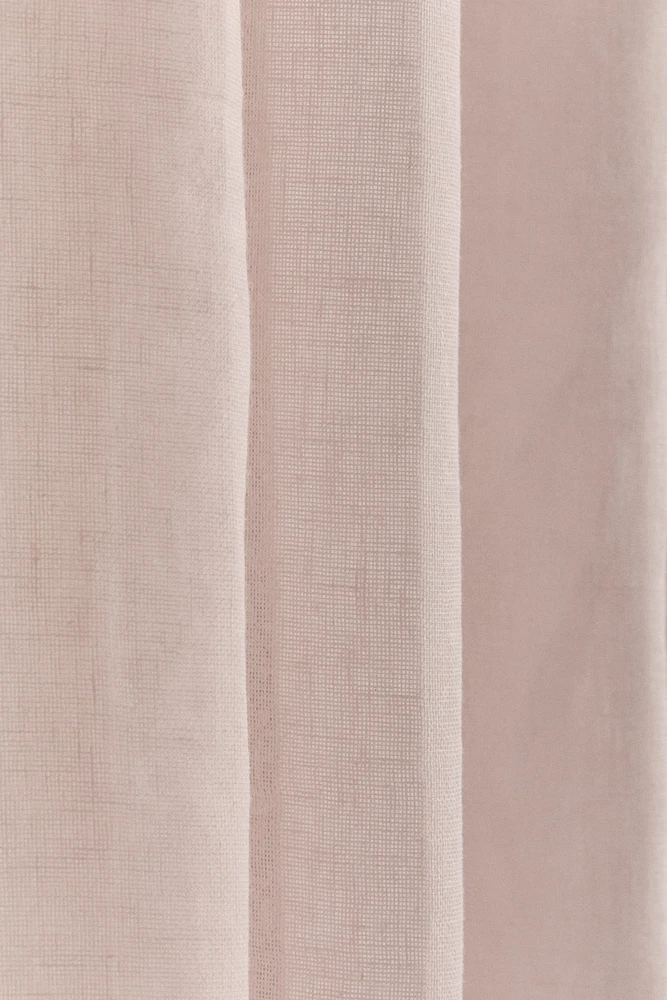 1-pack Wide Linen-Blend Curtain Panel