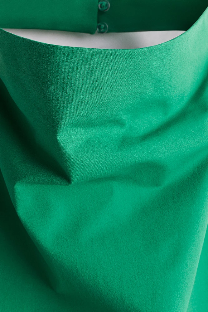 Draped Halterneck Top