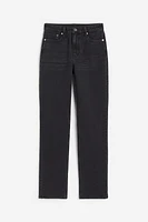 Slim Straight Ultra High Jeans