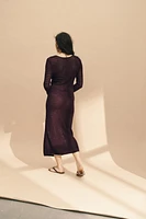 Crochet-Look Dress