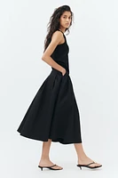 Long Pleated Skirt