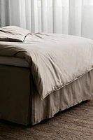 Twin Cotton Percale Duvet Cover Set