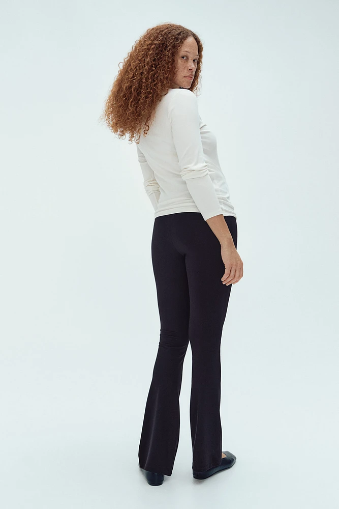 MAMA Flared Jersey Pants