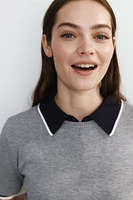Fine-Knit T-Shirt