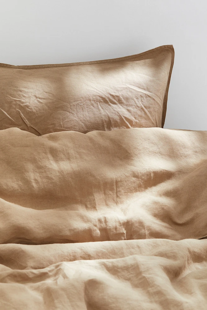 Linen Twin Duvet Cover Set