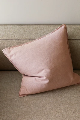 Housse de coussin en lin mélangé