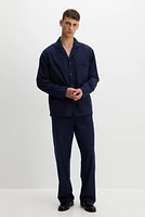 Chemise et pantalon de pyjama en coton