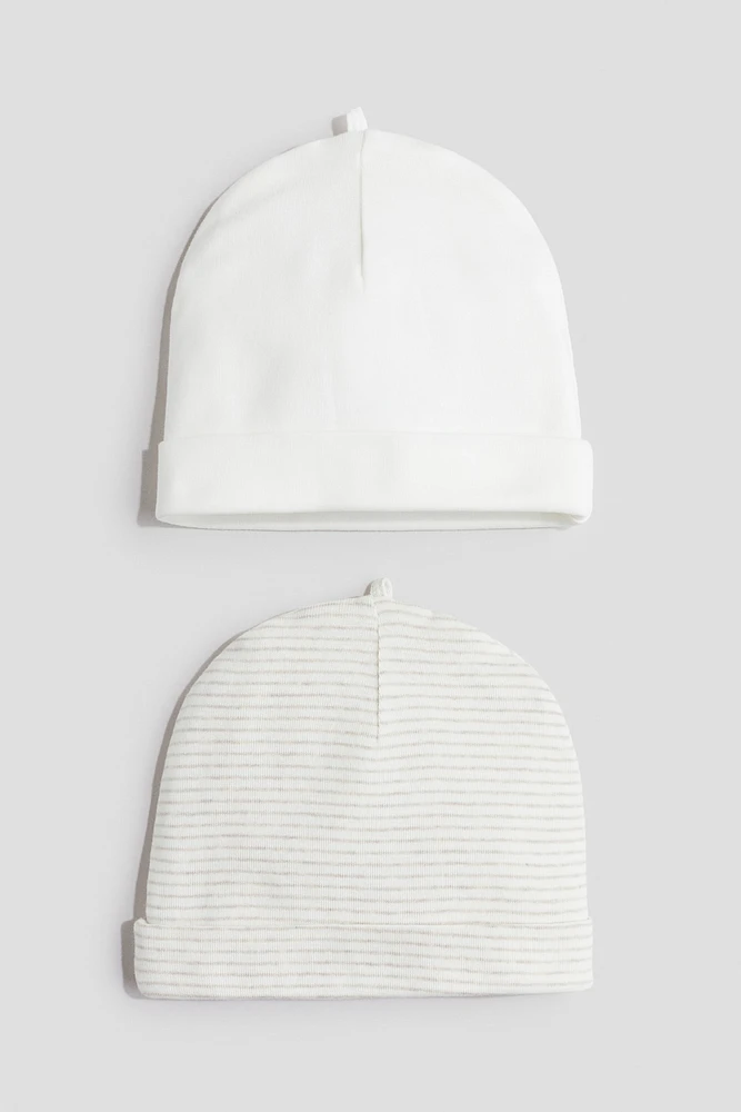 2-pack Cotton Beanies