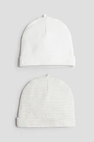 2-pack Cotton Beanies