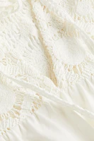 Lace-detail Jersey Dress