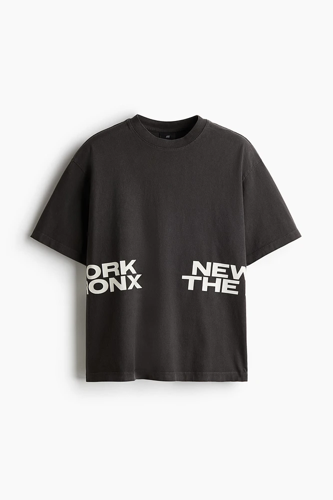 T-shirt délavé ample