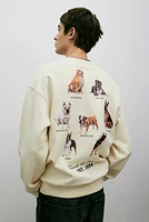 Loose Fit Printed Sweatshirt