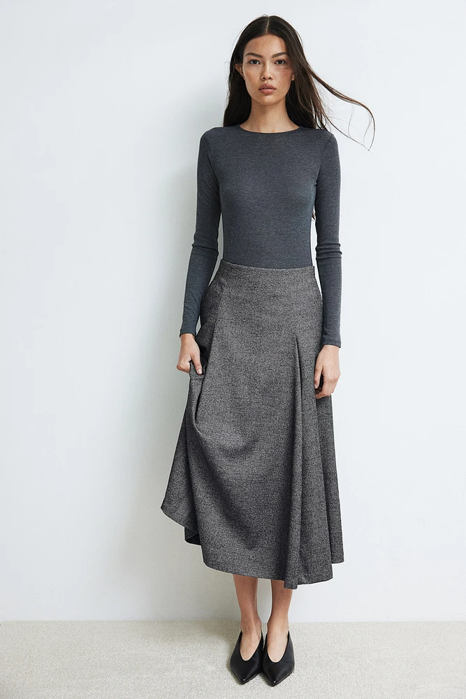 A-Line Midi Skirt