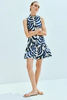 Tie-Belt Shirt Dress