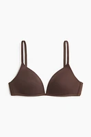 Padded Soft-Cup Microfiber Bra