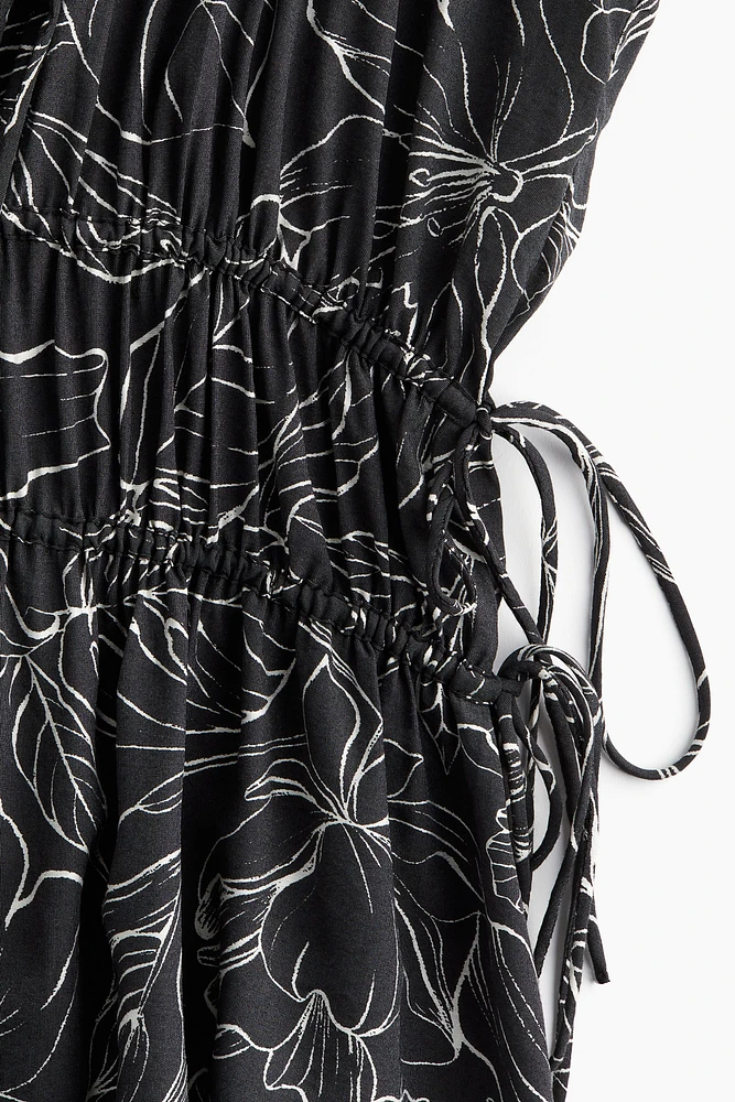 Drawstring-detail Dress