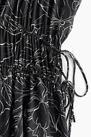 Drawstring-detail Dress