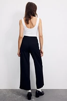 Button-front Pants