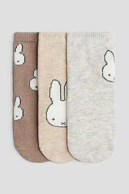 3-pack Motif-detail Socks