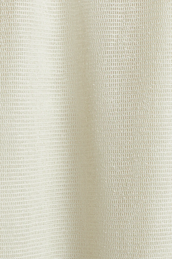 Pantalon large en tricot ajouré