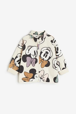 Patterned Fleece Jacket