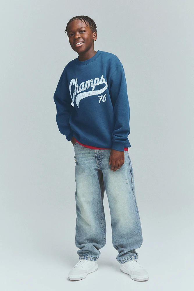 Washed-Look Sweatshirt