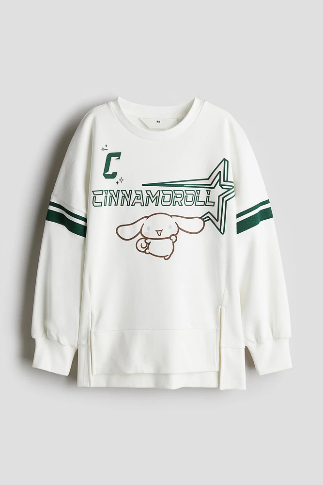 Oversized Printed Sweatshirt