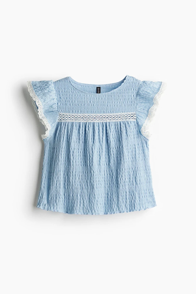 Textured Jersey Top