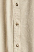 Chemise ample en denim