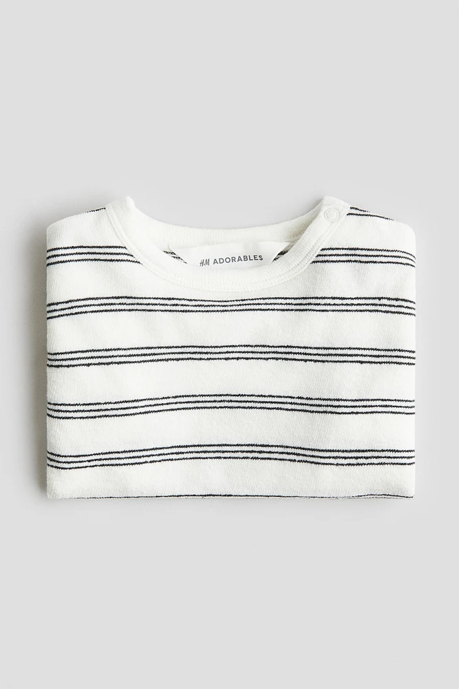 T-shirt en coton éponge