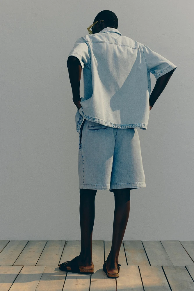 Baggy Denim Shorts