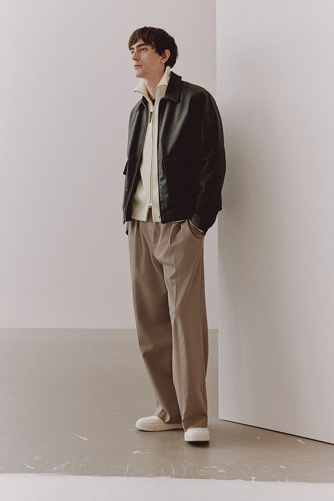 Regular Fit Rib-Knit Cardigan