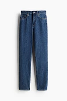 High Rise Slim Straight Leg Jeans