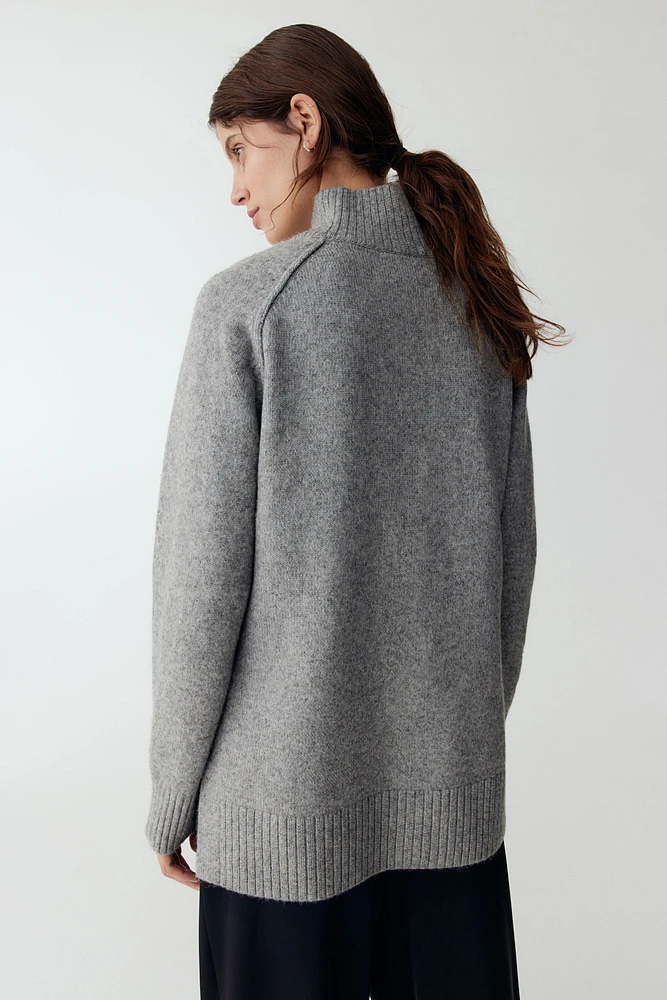 MAMA Mock Turtleneck Sweater