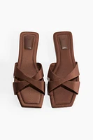 Crossover-Strap Sandals