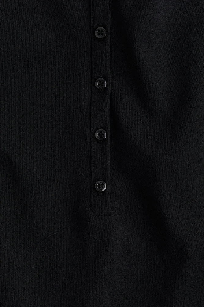 Button-Placket Unitard