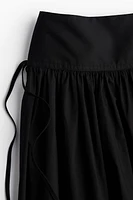 Poplin Maxi Skirt